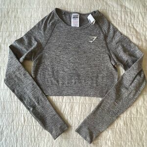 Gymshark Gray Athletic Top